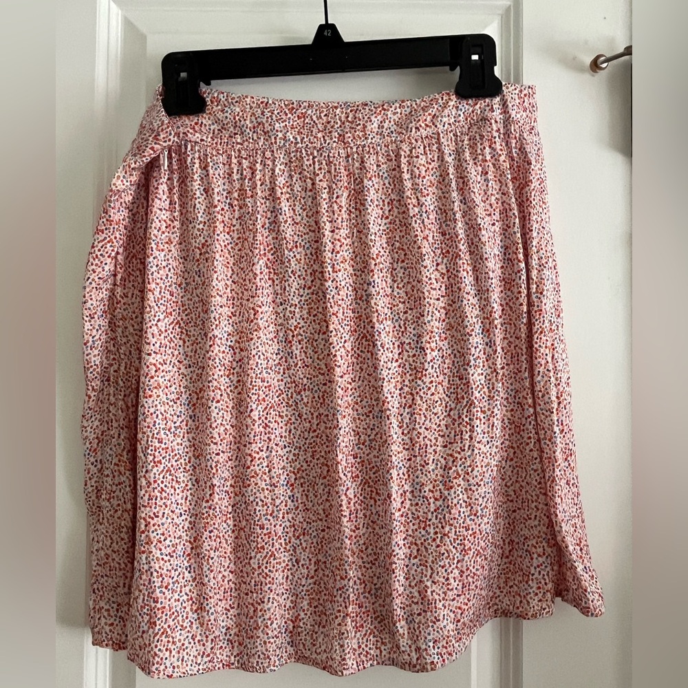 Cute polka dotted mini skirt